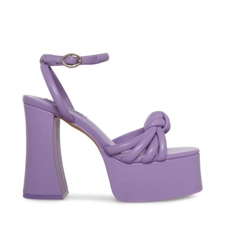 Purple Steve Madden Bonnie Women's Heels Sandals | PH 3876SWI